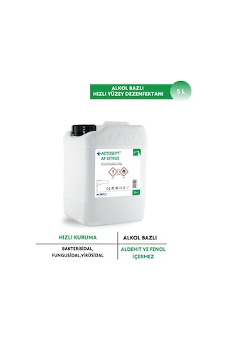 Actosept Af Citrus Cihazlar İçin Hızlı Yüzey Dezenfektan 5 L