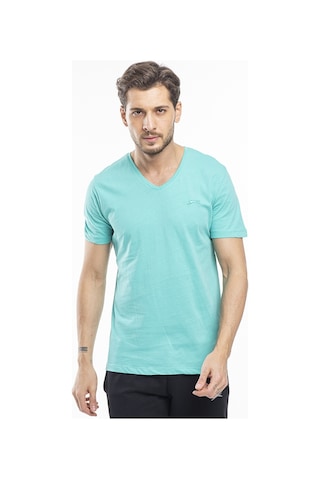 Slazenger SARGON IN Erkek Tişört Koyu Yeşil