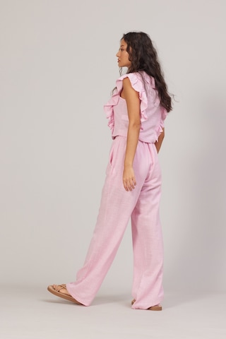 Avrile Bağcıklı Pantolon Pembe