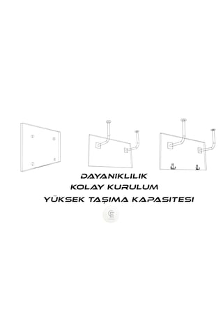 Dekoratif Kask Askısı - Motosiklet Kaskı Askılığı - Kask Tutucu- Duvara Monte Kask Tutamacı Göktürk