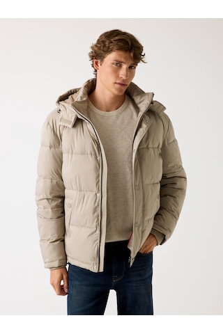 Guess Stretch Puffa Jacket Erkek Şişme Mont M4bl21wgj42 M4bl21wgj42 A90n Bej