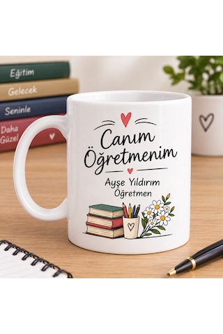 Öğretmenler Günü Ne Özel Kupa Sınıf Öğretmenine Anlamlı Ve Özel Bir Hediye Açık Beyaz