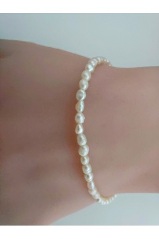 Doğal İnci Bileklik Beyaz 76768542