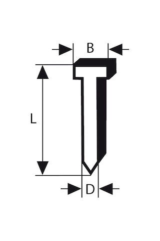 Bosch - Başsız Çivi 20ᵒ 38 MM Galvanizli 2000li
