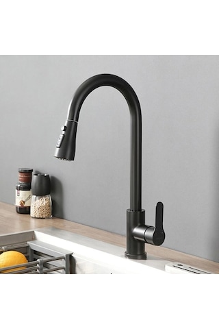 Hügo Fleko 121bt0124707 Spiralli Mutfak Bataryası Siyah