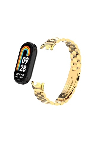Xemu Xiaomi Mi Band 8 Krd-04 Metal Kordon-rose Gold