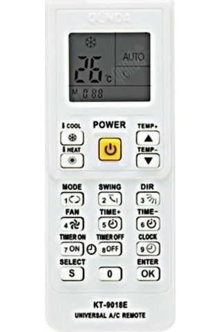 Klima Akıllı Kumanda Kt-9018