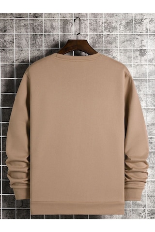 Altamira Unisex Black Baskılı Bisiklet Yaka Oversize Sweatshirt 001