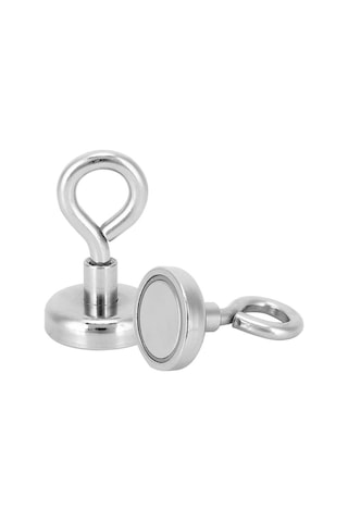 12mm Pot Mıknatıs Kanca , Güçlü Tutuş Sağlayan Pot 12mm Kanca - 1 Adet