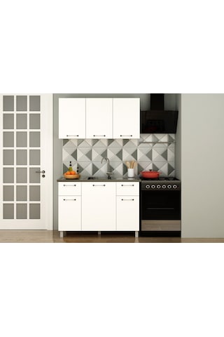 Panovit 120 Cm Evyeli Mini Mutfak Beyaz