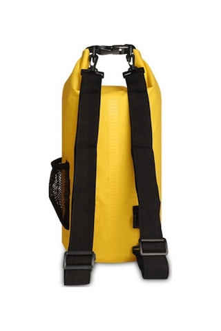 Sones Su Geçirmez Çift Omuz Askılı Kuru Çuval Pvc Varil Çanta, Kapasite: 20l Siyah