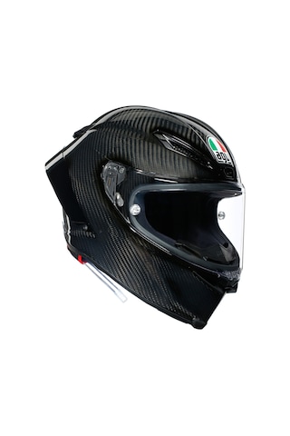 Agv Pista GP RR Mono Glossy Carbon Kapalı Kask Karbon Siyah