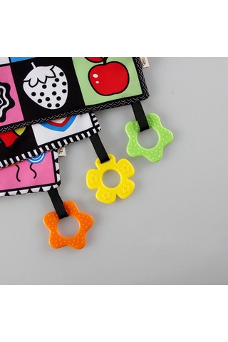 Dolıty Bebek Diş Kaşıyıcılı Hayvan Desenli Rahatlatıcı Fil Çok Renkli