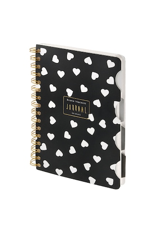 Spiralli Defter A5 4 Ayraçlı, 30 Yap. Çizgili, 30 Yap. Çizgili, 30 Yap. Noktalı, 30 Yap. Düz Desen2