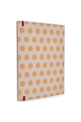 19x25 Ciltli Dotty - Orange Polka Çok Renkli