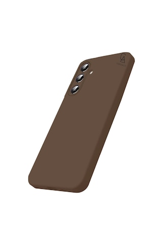 Samsung Galaxy S26 Plus İle Uyumlu Kılıf Esnek Premium Telefon Kılıfı Ve Temperli Cam Ekran Koruyucu Kahverengi