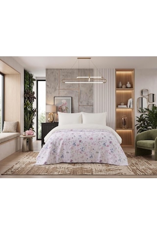 Pikeli Çift Kişilik Nevresim Takımı - 52 Tel Dokuma Sedef Serisi Karışık 59155946