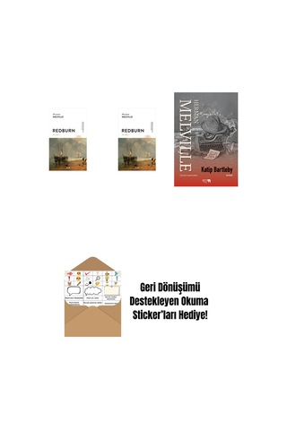 Redburn - İlk Seferi Ciltli + Redburn - İlk Seferi + Kâtip Bartleby + Okuma Sticker'ları