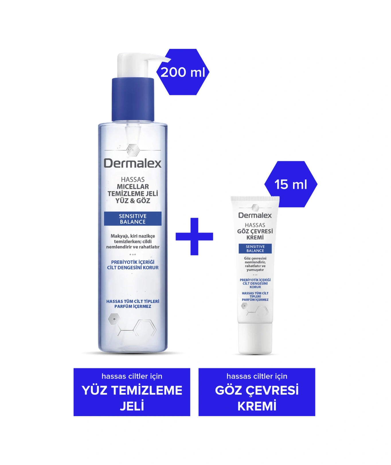 Dermalex Sensitive Balance Hassas Ciltler Için Günlük Bakım Seti