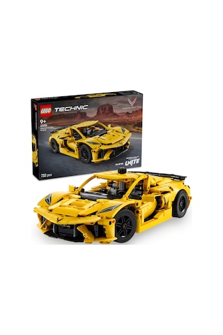 LEGO® Technic Chevrolet Corvette Stingray 42205 - 9 Yaş ve Üzeri Çocuklar için Spor Araba İçeren Oyuncak Yapım Seti (732 Parça)