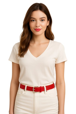 Kadın Kemer 3'lü Kot Ve Kumaş Çok Renkli