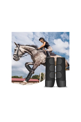 Ximistore9 Yarış Atları İçin Profesyonel Neopren Bacak Korumalığı - Şok Emici, Nefes Alabilir, Su Geçirmez