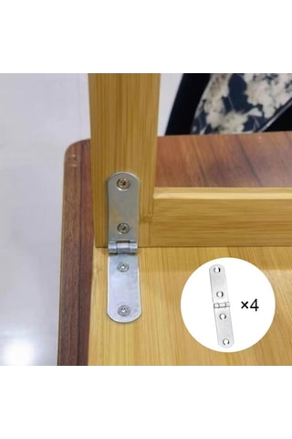 Ebitda Suntek 4 Adet Mobilya Kapı Menteşeleri, Çekmece Closer Küçük Desen