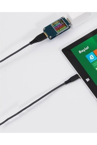 Tronsmart MUC04G 2.4A Micro USB Şarj ve Data Kablosu Siyah 1 Metre