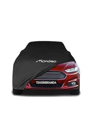 Ford Mondeo 4 Hatchback Siyah Kumaş Araba Brandası Logolu Penye Branda Oto Branda