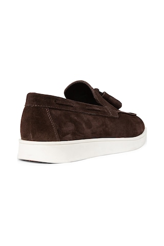 Deery Erkek Hakiki Süet Kahverengi Loafer Ayakkabı - 01994mkhvc02 Kahverengi