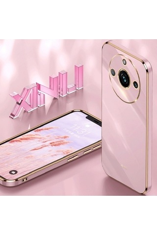 My Topped Realme 11 Pro + 5g Xınlı Düz Kenar 6d Elektrolizle Tpu Sert Koruma Telefon Kılıfı Kırmızı Kırmızı