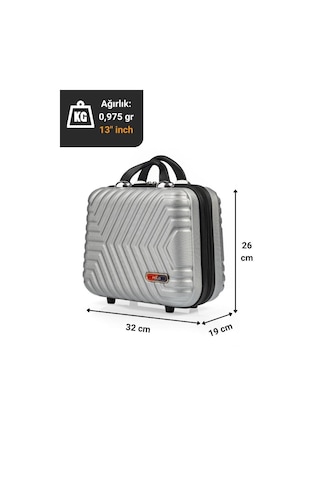 G&D Polo Suitcase Abs Seyahat Makyaj Çantası