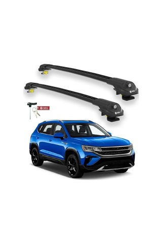Turtle Volkswagen Taos 2021-2025 Ara Atkı Air1 Siyah