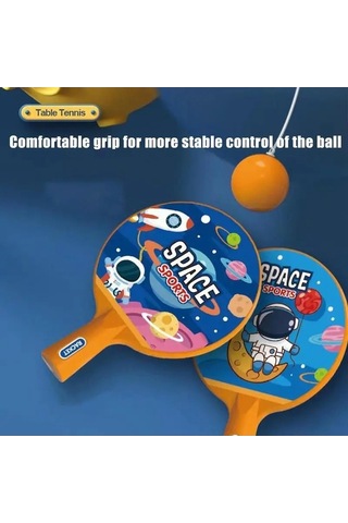 Ganzhoushop Tenisi Tenis Raket Mini Mavi Masa Eğitmeni Badminton Asılı Ambition Uq Profesyonel Antrenman Ekipmanı Mavi