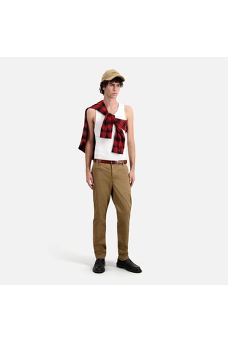The Kooples Erkek Straight Fit Bej Pantolon