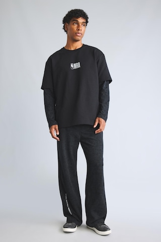 Defacto Nba Sırt Baskılı Oversize Bisiklet Yaka Sweatshirt I1552ax26wnbk81 Siyah-bk81