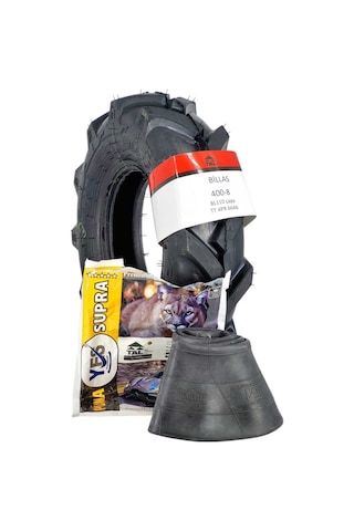 Çapa Lastiği 400-8 Tt 4kat+iç Lastik Set