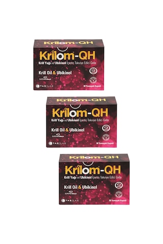 Krilom Qh 3 x 30 Yumuşak Kapsül