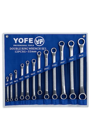 12 Parça Yıldız Anahtar Takımı 6-32 Mm