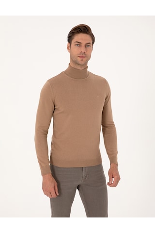 Pierre Cardin Erkek Camel Kazak /triko 50314202-vr015 CAMEL