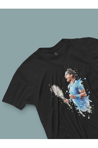 Fnbx Nadal Winner Tennis T-shirt Siyah