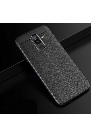 Samsung Galaxy Uyumlu A6 Plus 2018 Kilif Deri Tarzi Niss Silikon Case 389467489