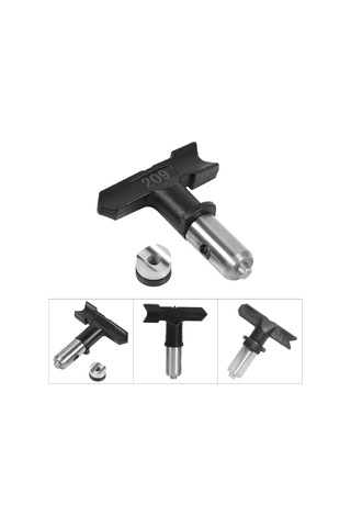 Kosona Tungsten Çelik Sprey Müdü 211 Siyah - Dayanıklı, İyi Atomizasyon, Lateks & Yağlı Boyalar İçin