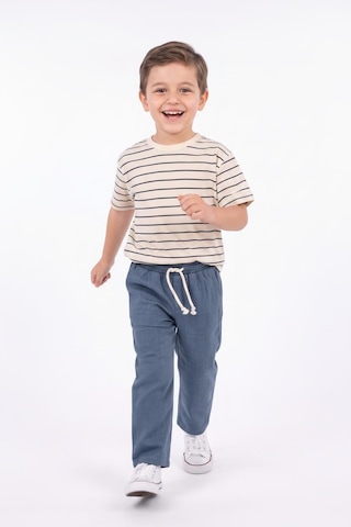 Miababy Müslin Pantolon Süprem Tişört 2li Takım İndigo