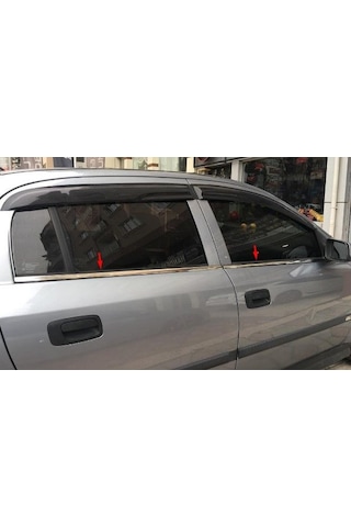 Opel Astra G hb Krom Cam Çıtası 4 Prç. 1998-2005