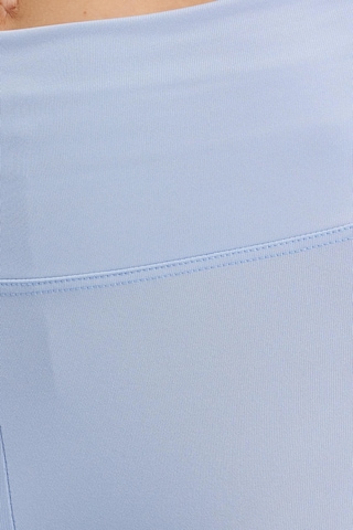 Tudors Kadın Slim Fit Dar Kesim Scuba Kumaş Beli Lastikli Mavi Tayt-42443 Mavi
