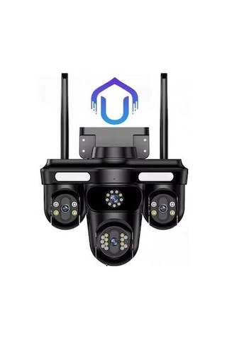 4 Kameralı Solar Kamera 4g Solar Kamera Aov Teknolojisi 7/24 Sürekli Kayıt-125878