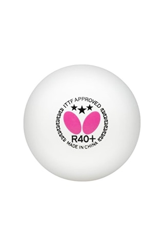 Butterfly 40+ 6lı Masa Tenisi Beyaz Antrenman Topu
