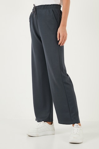 Lela Streç Bol Paça Regular Fit Oysho Kumaş Bayan Eşofman Altı 5865881 Füme