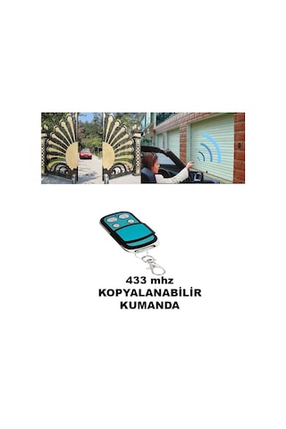 Akıllı Kopyalanabilir Garaj Kepenk Bariyer Kumandası Rf 433mhz